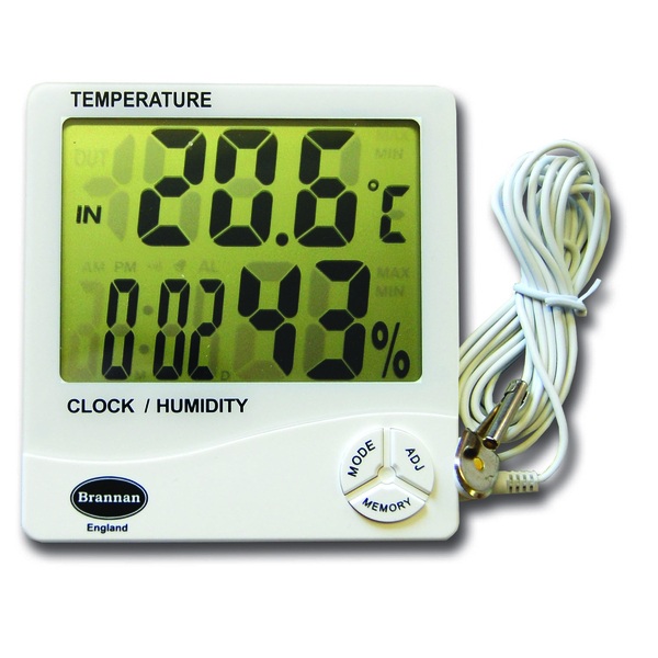 BRANNAN Max Min Thermometer & Hygrometer
