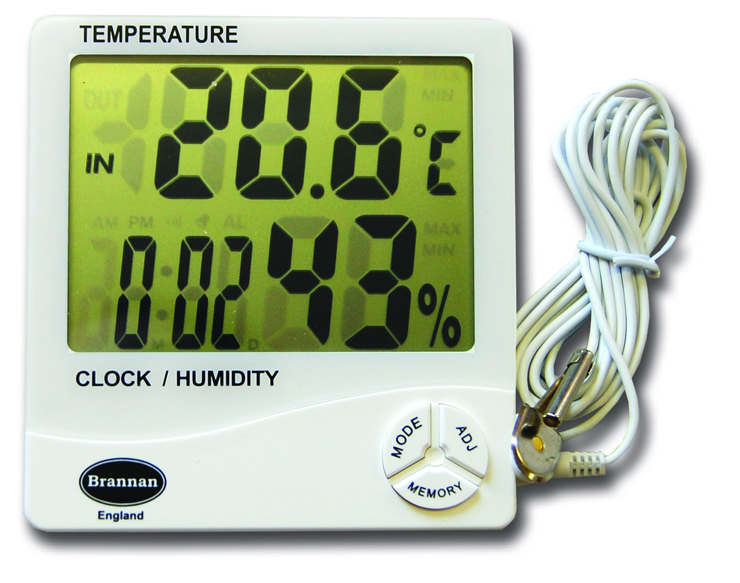 BRANNAN Max Min Thermometer & Hygrometer