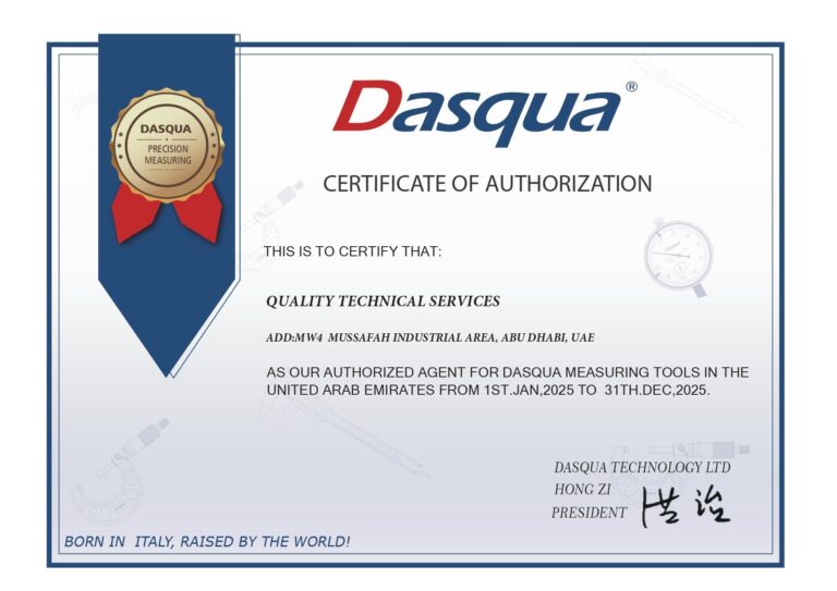 Certificates - Quality Technical Services